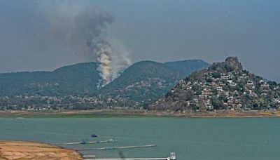 La Jornada: Más de 180 brigadistas luchan contra quemas forestales en Valle de Bravo
