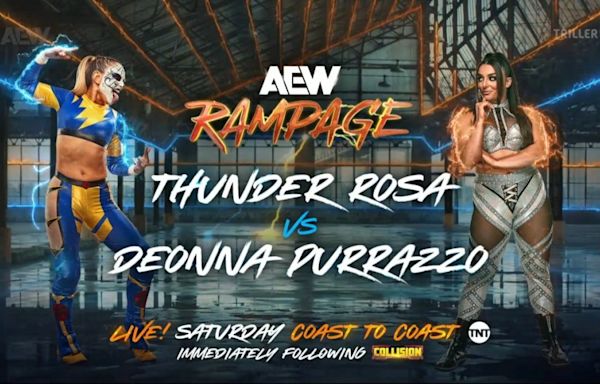 Thunder Rosa vs. Deonna Purrazzo, Parking Lot Fight Set For 4/27 AEW Rampage