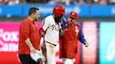 Phillies don't expect Marsh to miss much time with hamstring injury