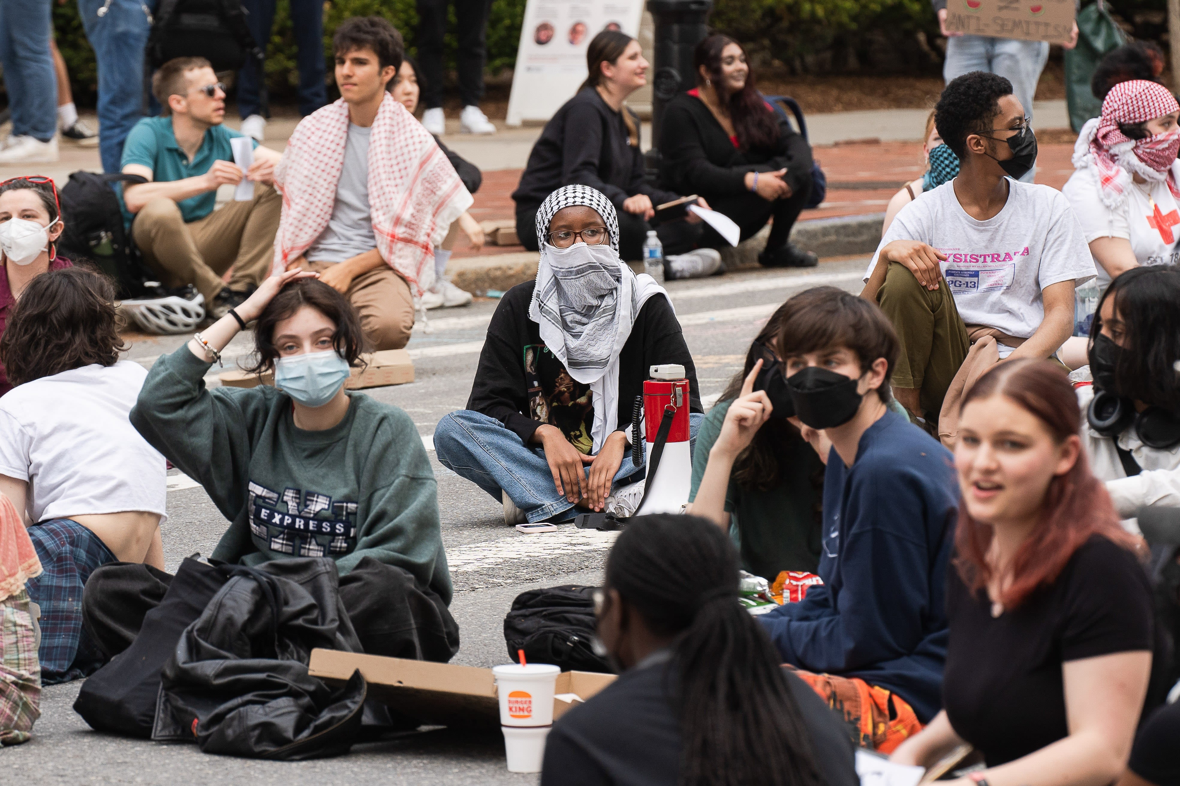 High School Students Lead Pro-Palestine Protests, Show Support for Campus Encampments