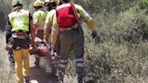 Rescatan a un hombre de 70 años lesionado en una de las cascadas de Anna