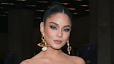 Vanessa Hudgens Stands Tall in Ruched Silk Gown and Sky-High Heels at Tony Awards 2022