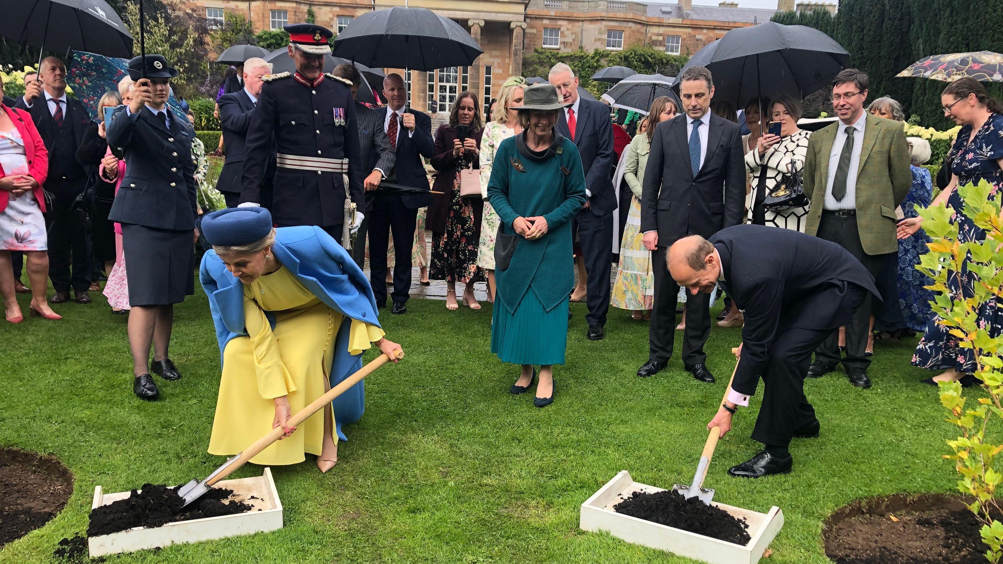 Duke and Duchess of Edinburgh visit Hillsborough