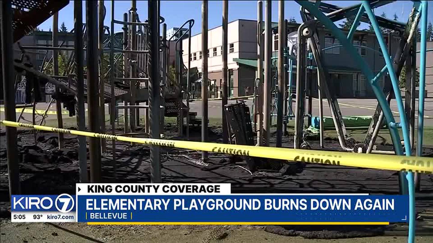 Phantom Lake Elementary loses playground to fire for the second time