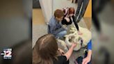 Therapy dogs visit Swartz Creek students after serious crash