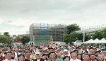 攜手共步 健康同行 台中四大廠協會帶領百名員工及眷屬中央公園健走