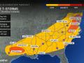 Severe weather to extend to Atlantic, Gulf coasts later this week