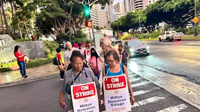 Striking Hilton Hawaiian Village workers could set standard for hotel industry