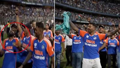 Watch: Jasprit Bumrah laughs hysterically as Hardik Pandya catches T-shirt amid chaos in Wankhede, then drops it nonchalantly