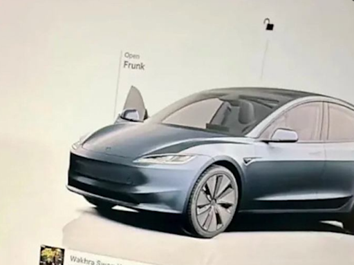 Tesla 改款 Model Y 內裝首度曝光！大螢幕意外揭露外觀改動細節 - 自由電子報汽車頻道