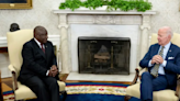 Biden, facing tempest at home, devotes time to South Africa leader