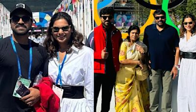 PICS: Ram Charan and Upasana turn heads with stylish outfits at Paris Olympics 2024