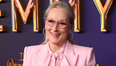 Meryl Streep stuns in a stylish pink suit at the 2024 Emmy Awards