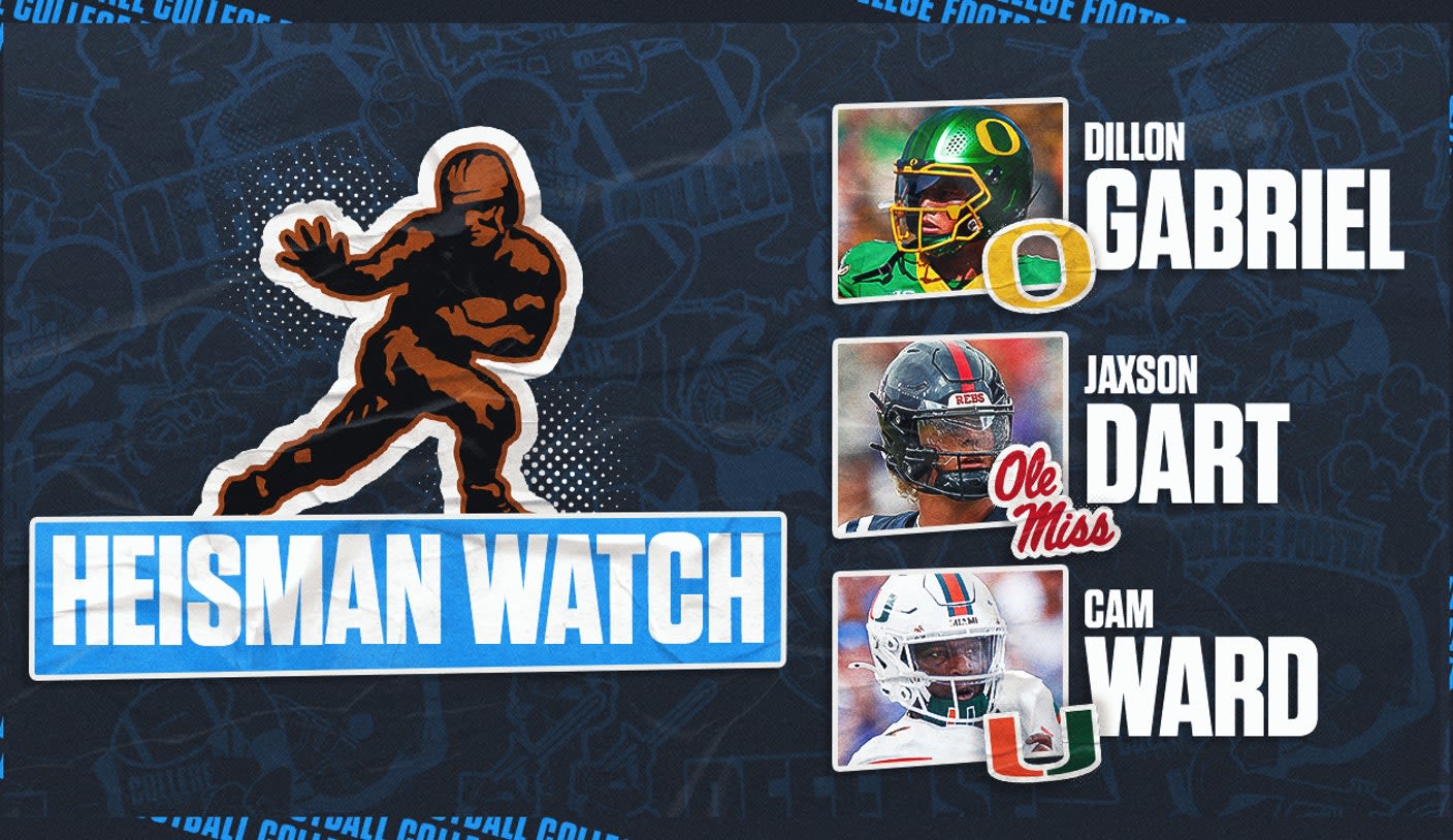 2024 Heisman Watch: Dillon Gabriel, Jaxson Dart, Cam Ward top the list