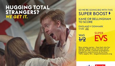 Denmark v England boost: Get EVENS on Kane or Bellingham to score with Sky Bet