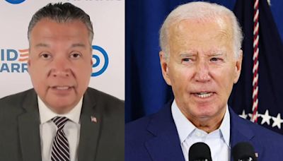 Sen. Padilla says he is '100%' behind President Biden as the nominee