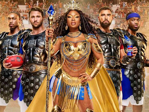 Megan Thee Stallion Stars in Pepsi Ad with NFL Stars Travis Kelce, Josh Allen and More: 'Huge Deal' (Exclusive)