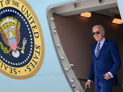 Joe Biden And Donald Trump Arrive In Atlanta For CNN Presidential Debate