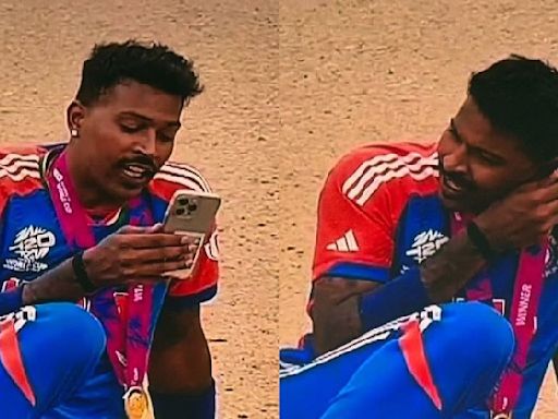 Did Hardik Pandya video call Natasa Stankovic after T20 World Cup win? Internet speculates