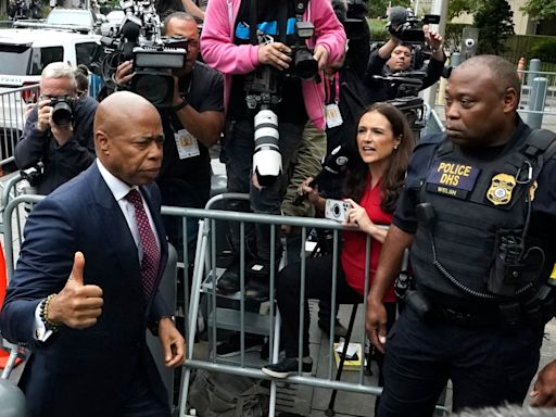 NYC Mayor Eric Adams pleads not guilty as he faces 45 years in prison on corruption charges