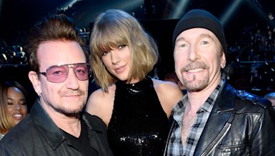 Taylor Swift Gets Flowers From Her ‘Irish Fan Club’ U2 as the Eras Tour Touches Down in Ireland