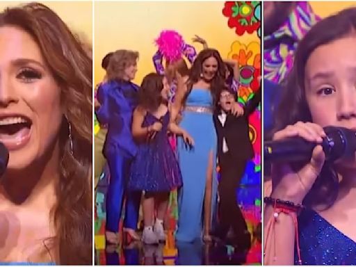 Angélica María, Angélica Vale y su hija cantan juntas 'Eddy Eddy' en Juego de Voces