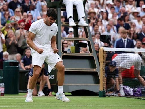 Alcaraz, Sinner into Wimbledon last-eight as tearful Keys quits