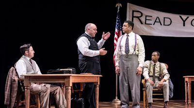 Review: Goodman revival of ‘Inherit the Wind’ is rich and moving — but the Scopes trial has become an open-and-shut case