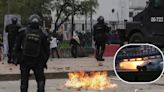 Video: policía abrió fuego contra encapuchados en inmediaciones a la Universidad Nacional