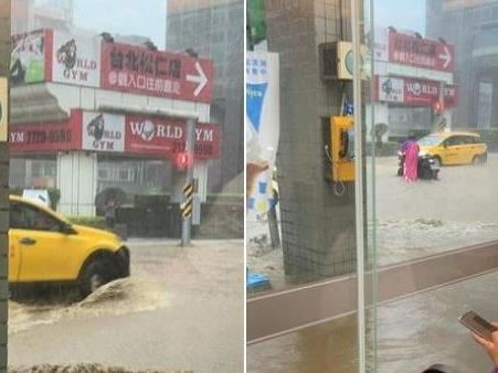 午後暴雨砸雙北！信義、南港6測站累積雨量破百 4區「淹水警戒」