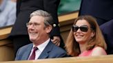 Smiling Sir Keir Starmer among guests in Royal Box at Wimbledon today