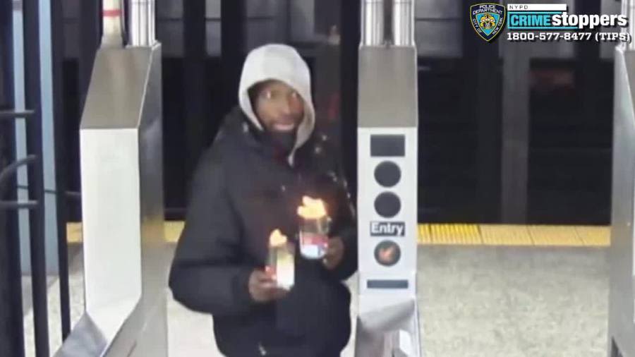 Man accused of throwing fire at NYC subway riders