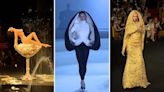 Champagne burlesque, capes and art deco chic: Highlights from day two of Paris Haute Couture Week