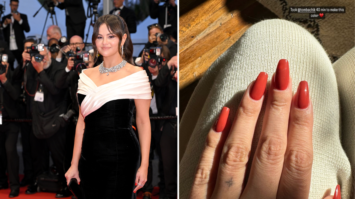 Selena Gomez’s Elegant Custom Manicure Shade Took 40 Minutes to Create
