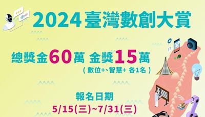 東海大學助力青年圓夢 2024臺灣數創大賞 祭出總獎金60萬元 | 蕃新聞