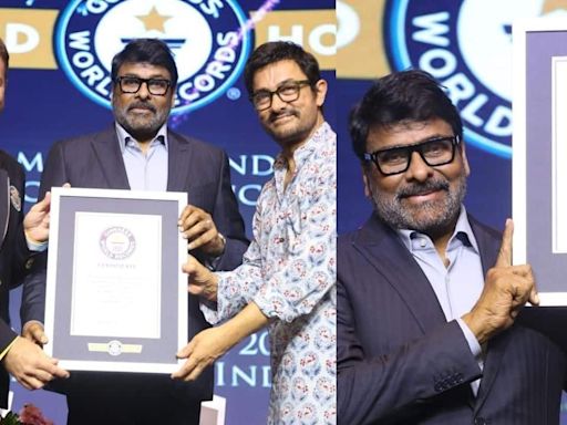 Ram Charan wishes Chiranjeevi as he honoured with Guinness Record as Most Prolific Film Star in Indian Cinema