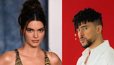 FOTO: Kendall Jenner descalza cerró el Museo de Louvre de París para tener una cita con Bad Bunny