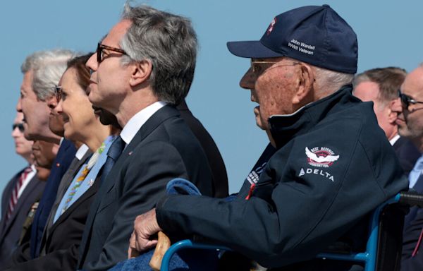 ‘Democracy begins with each of us,’ Biden says at site of D-Day invasion in Normandy