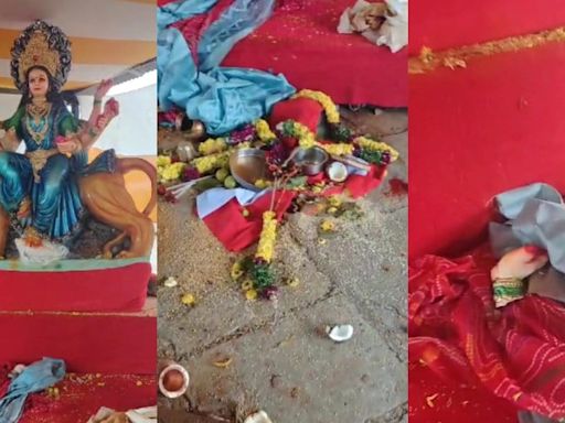 Idol Of Goddess Durga Vandalised Amid Navratri Celebrations In Hyderabad, Probe Launched - News18