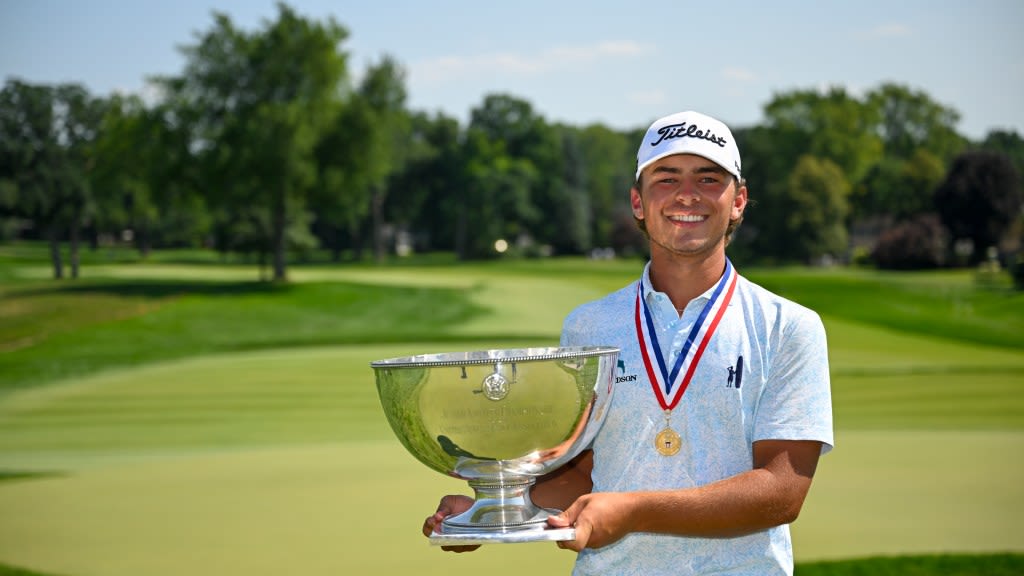 Son of PGA Tour player captures title at 2024 U.S. Junior Amateur at Oakland Hills