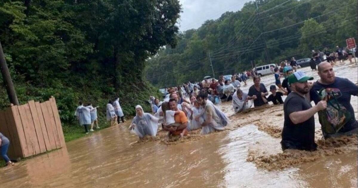 Dolly Parton's Dollywood hit by major floods as visitors flee apocalyptic chaos