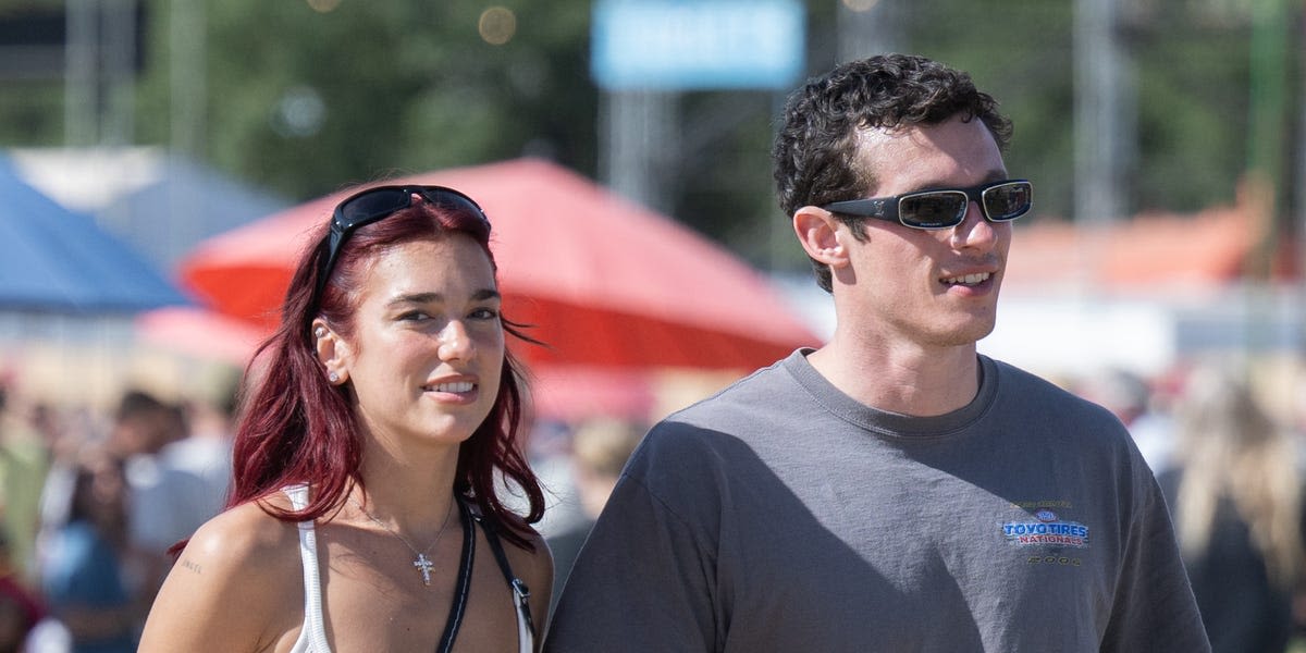 Dua Lipa And Callum Turner Have Left Us Hot Under The Collar With Their Latest Festival Photos