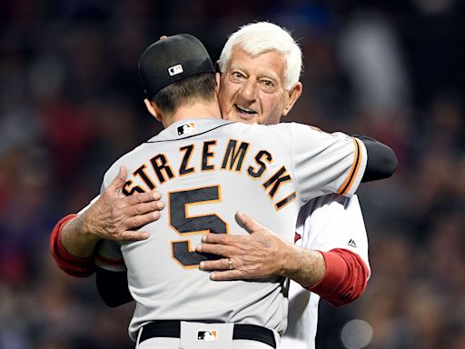 San Francisco Giants Manager Speechless After Red Sox Legend Visits Yastrzemski