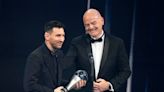 Messi gana el premio Mejor Futbolista de 2022 y Argentina arrasa en gala de la FIFA