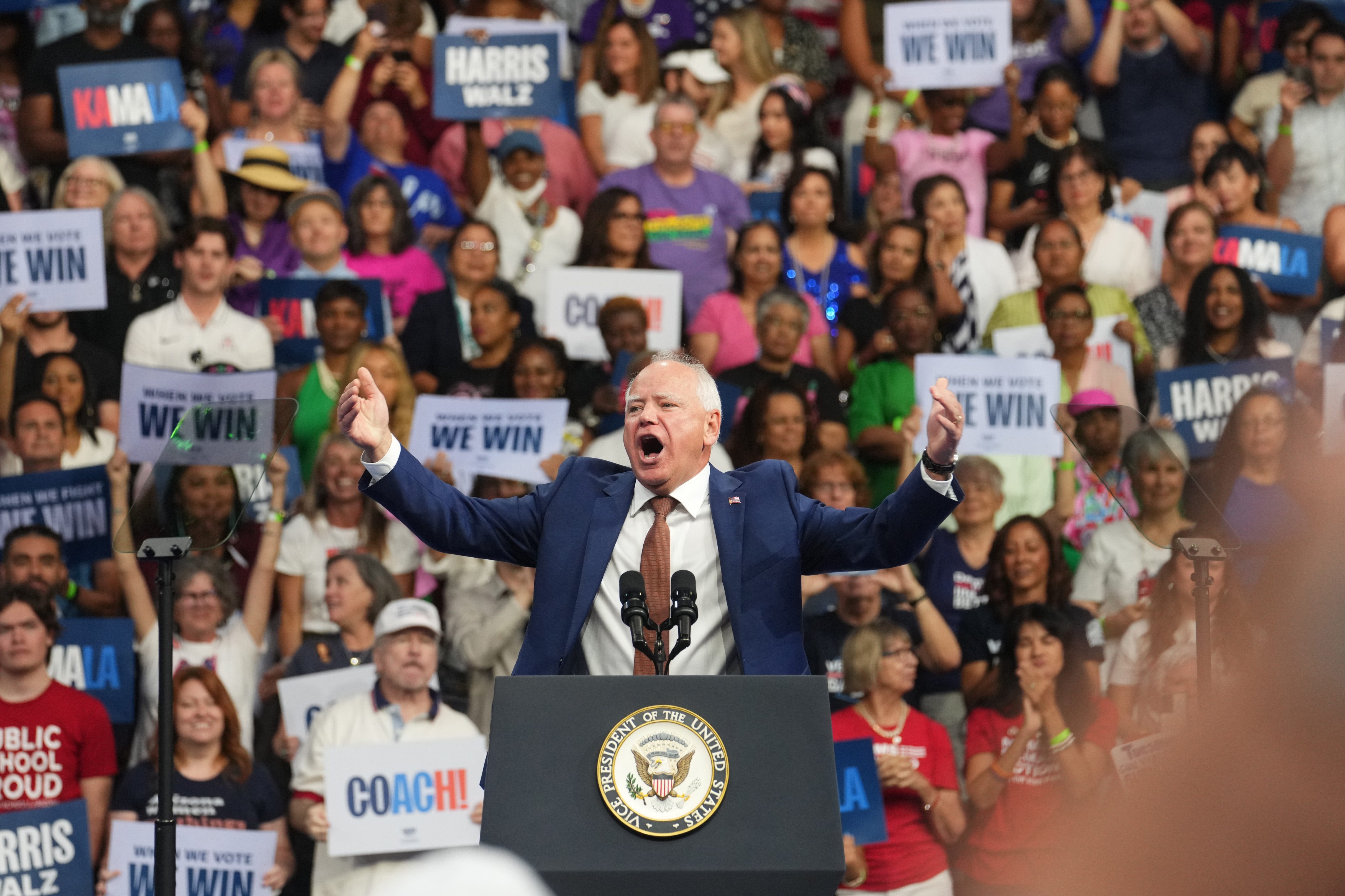 Tim Walz to visit Phoenix on same day as Trump-Harris debate. What to know