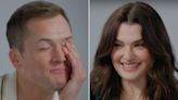 Watch Taron Egerton's awkward reaction to Rachel Weisz learning she was his first crush