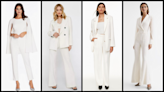 25 of the Best White Wedding Suits for the Modern Bride