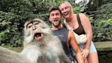 Going ape: Monkey takes ‘selfie’ with British tourists