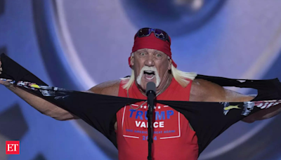 Watch: Hulk Hogan calls Trump a 'hero,' rips shirt to reveal 'Trump-Vance' tank top at RNC - The Economic Times