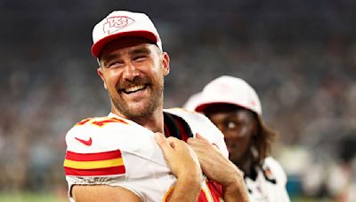 Travis Kelce explains why he couldn’t stop ‘crying laughing’ watching brother Jason’s ‘electric’ dance moves